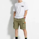 Kids cargo shorts with large pockets