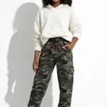 Girls camo joggers cargo pants