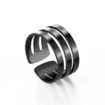 Black ring (stainless steel)