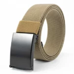 Minimalist fabric belt