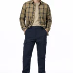 Classic vintage straight cargo pants
