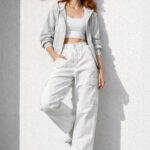 Women's twill cargo pants