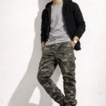 Men's camo cargo pants