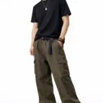 Men's baggy wide cargo pants