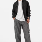 Men's soft wide cargo pants