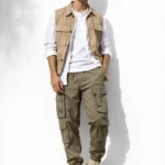 Khaki cargo pants