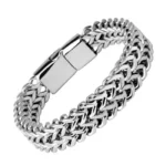Stainless steel braided bracelet