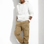 Boys beige cargo pants