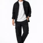 Men's soft wide cargo pants