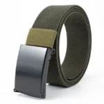 Minimalist fabric belt
