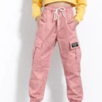 Casual basic girls cargo pants