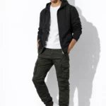 Men's casual slim cargo pants