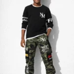 Boys street camo cargo pants