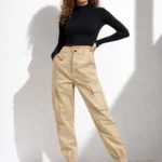 Women's high-waisted joggers cargo pants