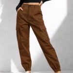 Women's high-waisted joggers cargo pants