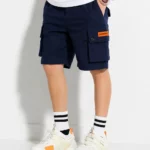 Kids cargo shorts with large pockets