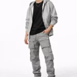 Anthracite gray cargo pants